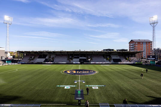Interiör vy av Behrn Arena