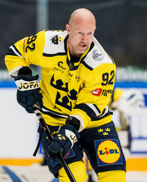 Michael Nylander of Sweden Legends