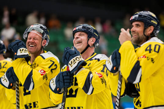 Patric Hörnqvist, Anders Carlsson and Henrik Zetterberg of