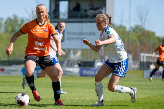 Kristianstads Filippa Andersson Widén och IFK Norrköpings