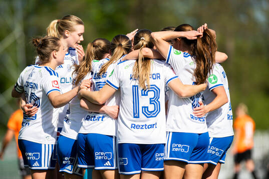 IFK Norrköpings Paula Broddner Klingspor jublar