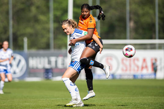 Kristianstads Waniya Hudson och IFK Norrköpings Emma