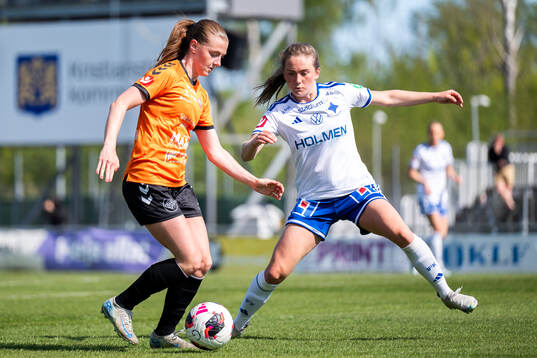 Kristianstads Elisa Lana Sigurjonsdottir och IFK