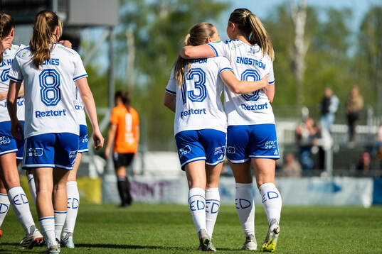 IFK Norrköpings Paula Broddner Klingspor och Emma