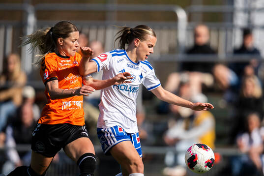 Kristianstads Tilda Persson och IFK Norrköpings Agnes