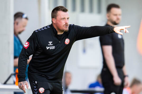 Kristianstads tränare NIk Chamberlain