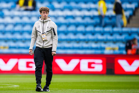 Niklas Jensen Wassberg of Brann arrives