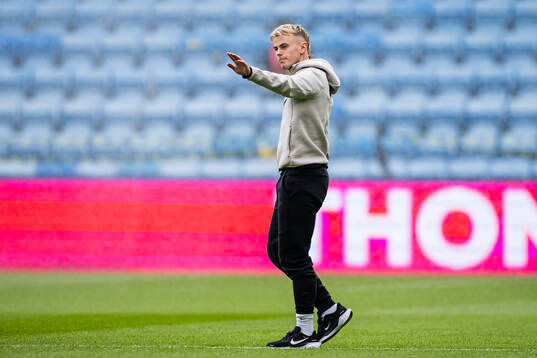 Kristall Mani Ingason of Brann arrives