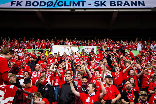 Spectators in the stands