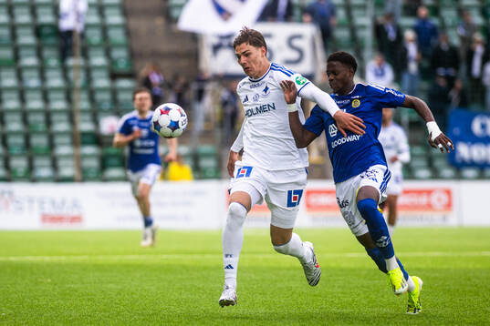 IFK Norrköpings Albert Aleksanjan och GIF Sundsvalls Alieu