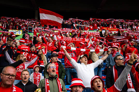 Spectators in the stands