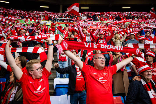 Spectators in the stands