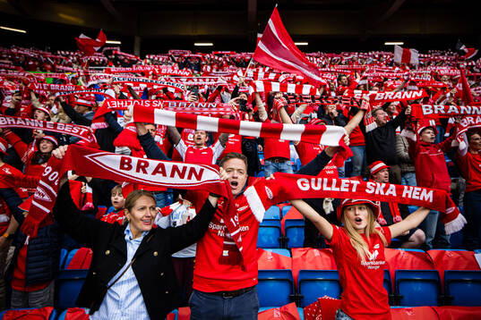 Spectators in the stands