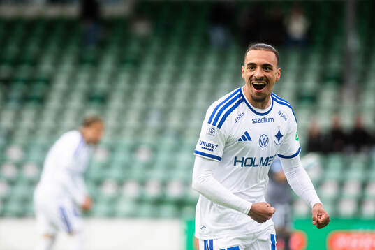 IFK Norrköpings Moutaz Neffati jublar