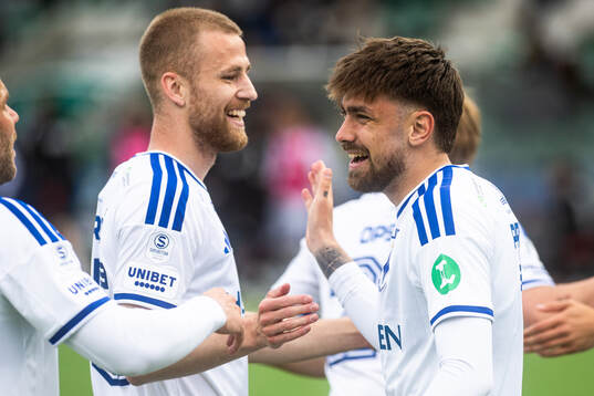 IFK Norrköpings Tim Prica jublar