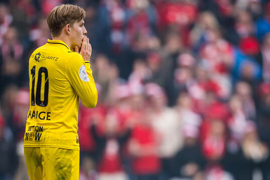 Jens Petter Hauge of Bodø/Glimt looks dejected