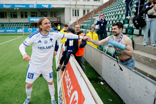 IFK Norrköpings Christoffer Nyman jublar