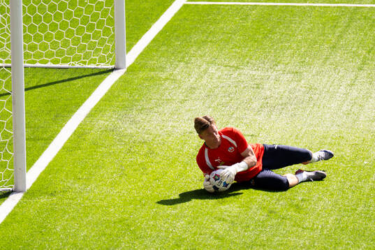 Helsingborgs målvakt Johan Brattberg