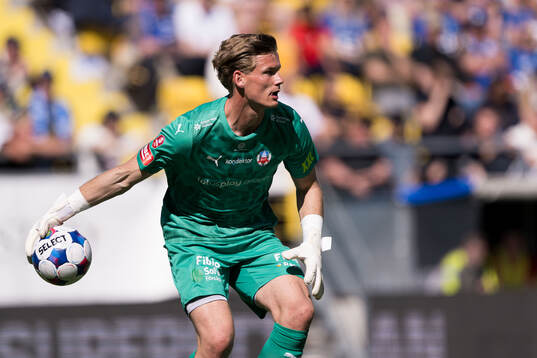 Helsingborgs målvakt Johan Brattberg