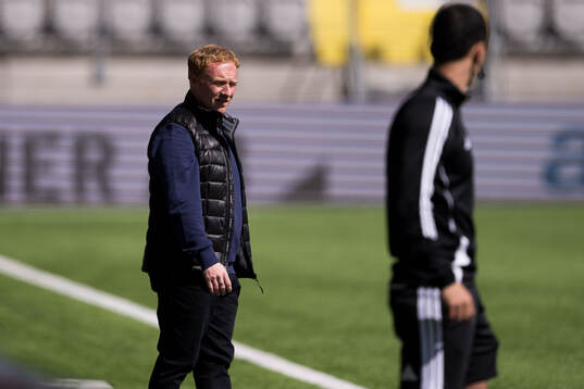 Helsingborgs manager Stevie Grieve