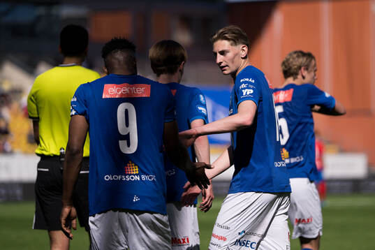 Norrbys spelare jublar