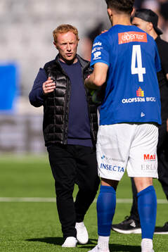 Helsingborgs manager Stevie Grieve