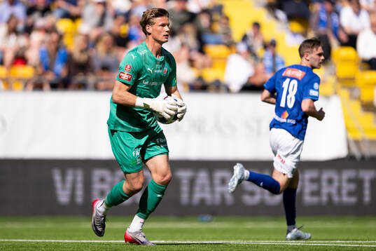 Helsingborgs målvakt Johan Brattberg
