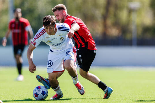 Östers Hannes Bladh Pijaca och Nordic Uniteds Teo Grönborg