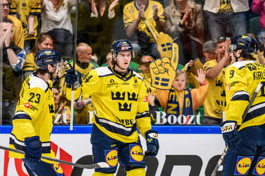 Oliver Ekman-Larsson and Albert Johansson of Sweden