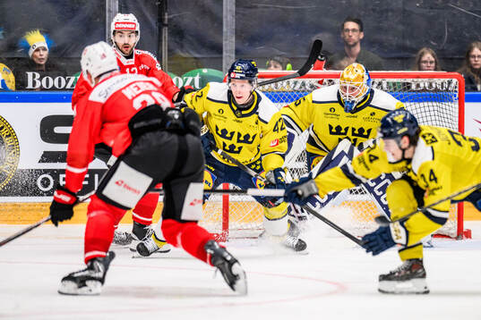 Goaltender Magnus Hellberg of Sweden
