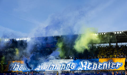 IFK Norrköpings supportrars tifo