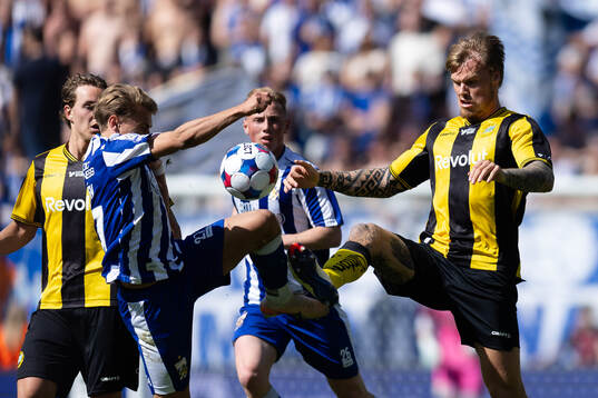 IFK Göteborgs Alfons Borén och Hammarbys Victor Eriksson
