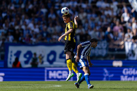 Hammarbys Frederik Winther och IFK Göteborgs Sebastian