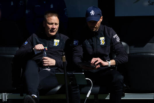 IFK Göteborgs tränare Stefan Billborn och assisterande