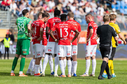 Degerfors spelare deppar
