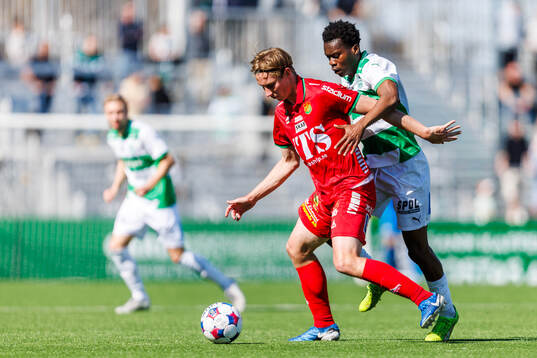 GAIS Robin Frej och Västerås Sountonoma Axel Taonsa