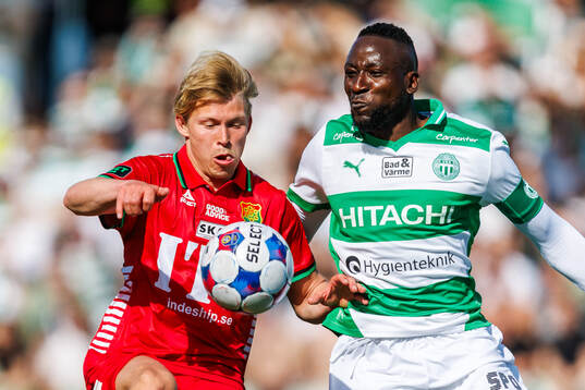 GAIS Rasmus Niklasson Petrovic och Västerås Frederic
