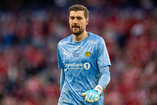 Goalkeeper Nikita Haikin of Bodø/Glimt