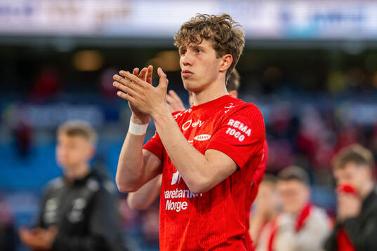 Niklas Jensen Wassberg of Brann looks dejected