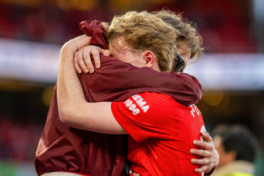Markus Haaland of Brann looks dejected