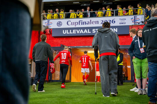 Kristall Ingason and Bård Finne of Brann