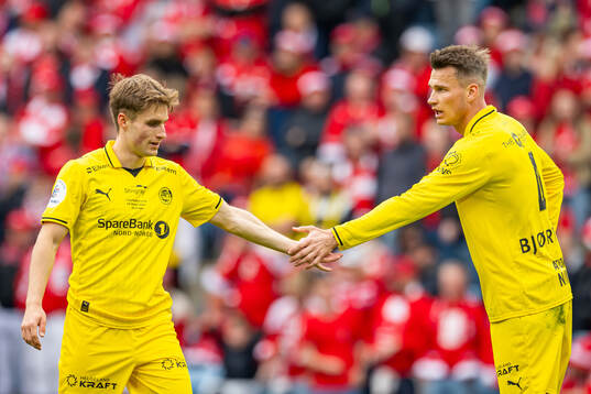 Fredrik Sjøvold and Odin Bjørtuft of Bodø/Glimt