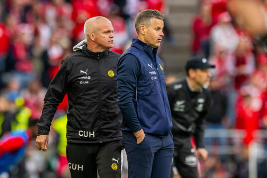 Assistant coach Gaute Ugelstad Helstrup and head coach
