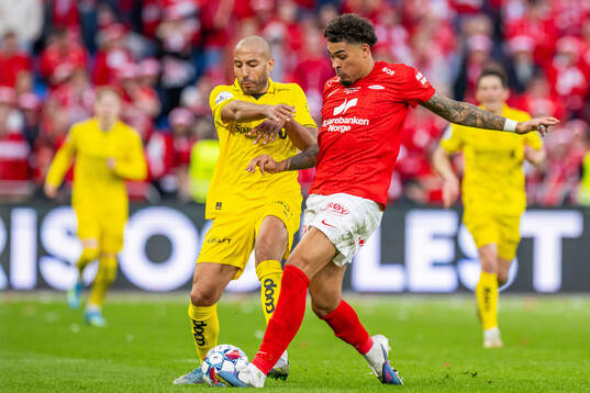 Haitam Aleesami of Bodø/Glimt and Noah Holm of Brann