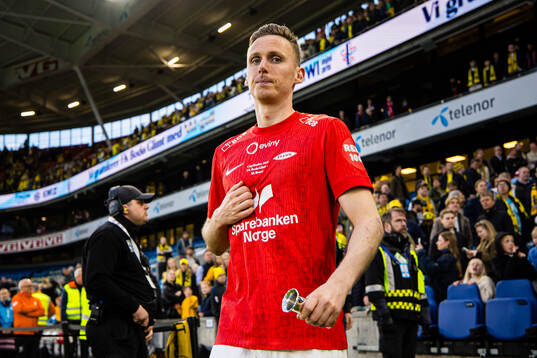Joachim Soltvedt of Brann looks dejected