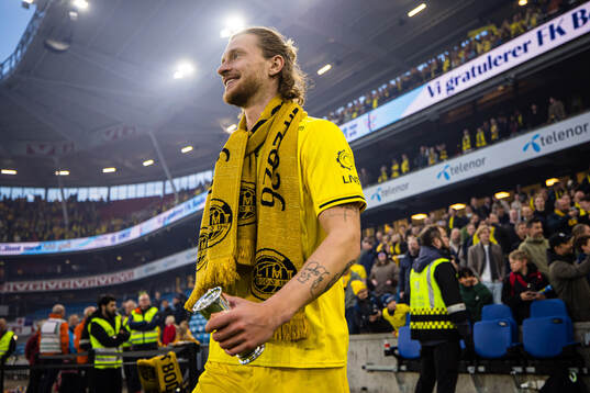 Kasper Høgh of Bodø/Glimt celebrates