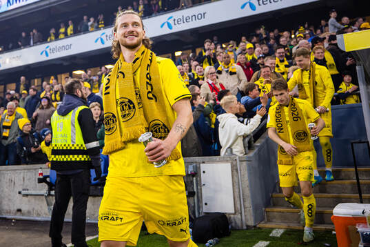 Kasper Høgh of Bodø/Glimt celebrates