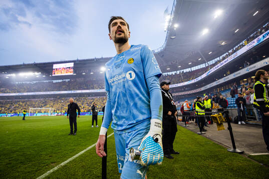Goalkeeper Nikita Haikin of Bodø/Glimt