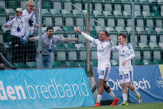 IFK Norrköpings Moutaz Neffati jublar