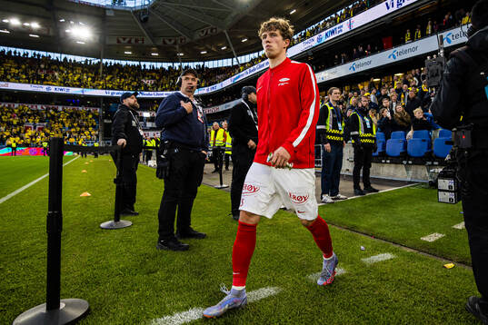 Niklas Jensen Wassberg of Brann looks dejected